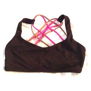 Purple Lululemon yoga bra